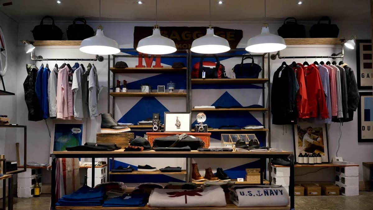 Clothing store retail floor — AI outfit makers and AI outfit generator apps compared